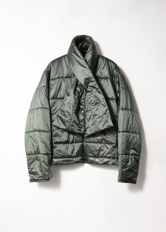 SCARF NECK PADDED LINER JACKET