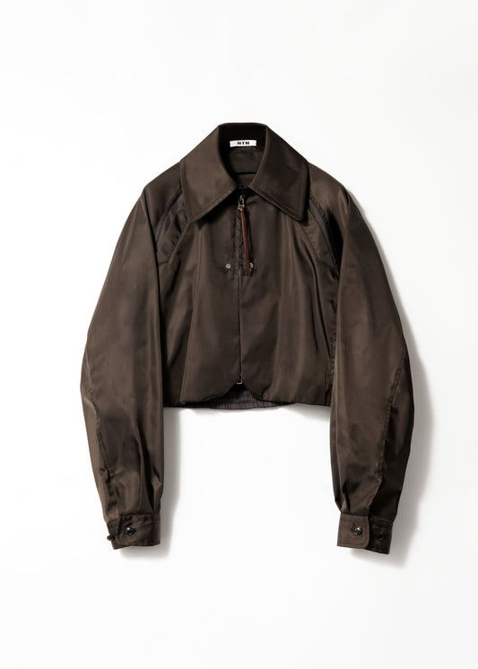 CROPPED ZIP UP BLOUSON