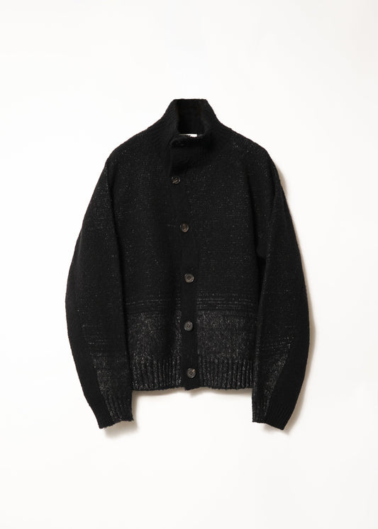 BETA STAND COLLAR CARDIGAN