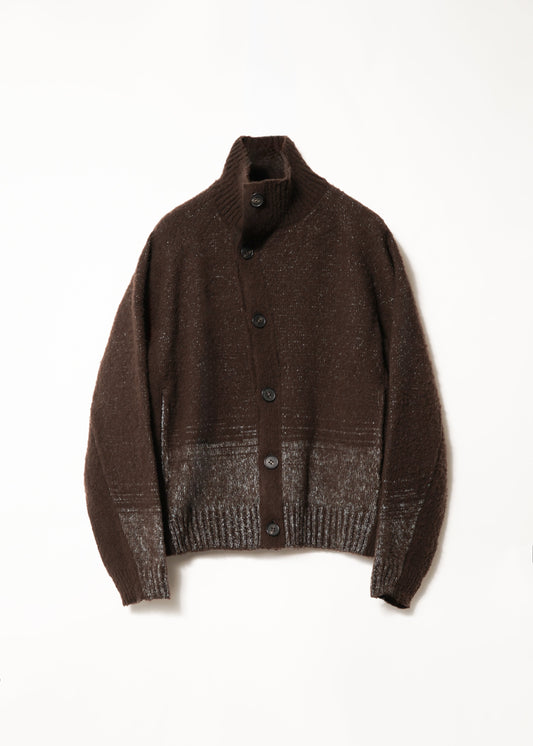 BETA STAND COLLAR CARDIGAN