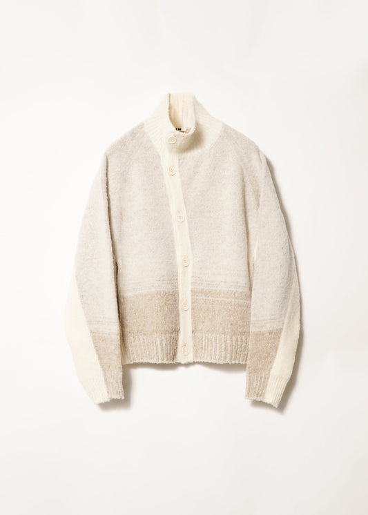 BETA STAND COLLAR CARDIGAN