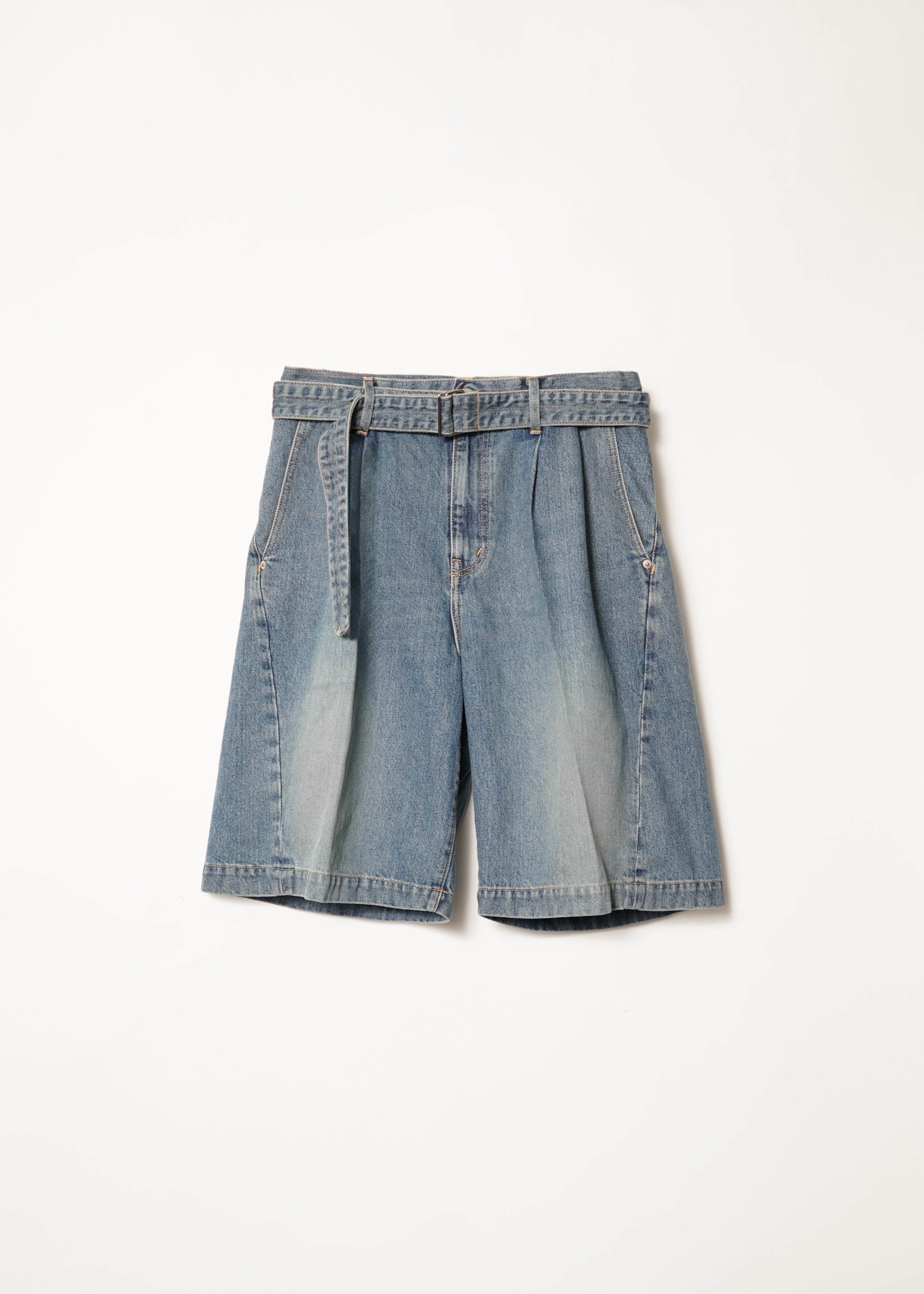 3D 2-TUCK 5 POCKET BELTED SHORTS – NTN