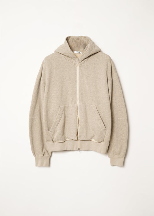 ZIP UP HOODIE GARMENT DYE