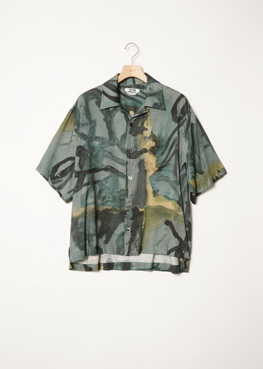 MARIJN VAN KREIJ S/S OPEN COLLAR SHIRT