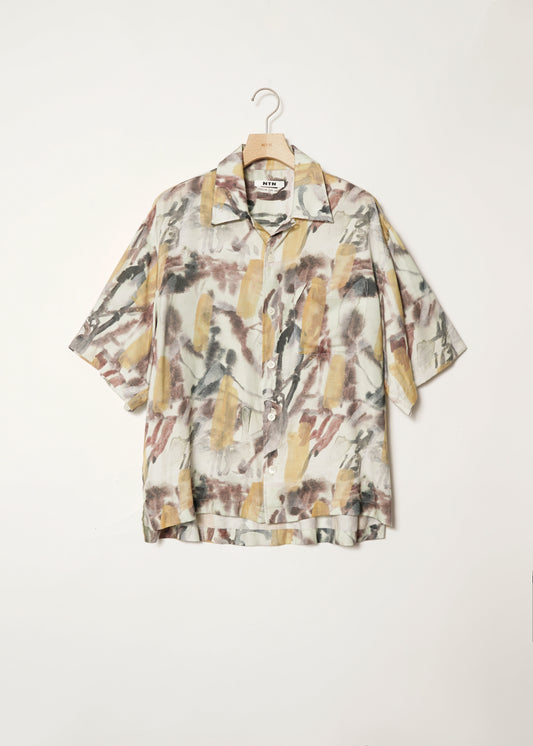 MARIJN VAN KREIJ S/S OPEN COLLAR SHIRT