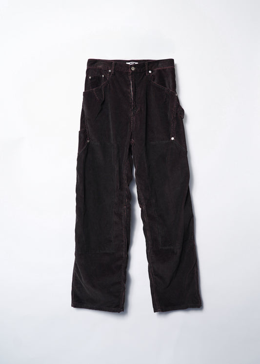 PIGMENT COATED CORDUROY WORK PANTS